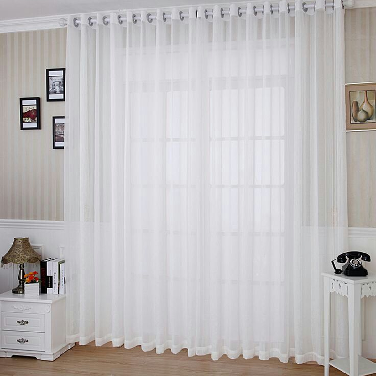 sheer eyelet curtains