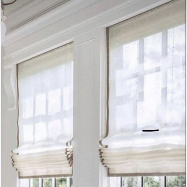 sheer roman blinds
