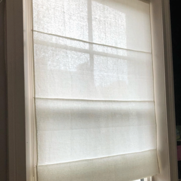 sheer roman blinds