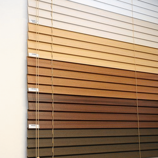 wooden blinds